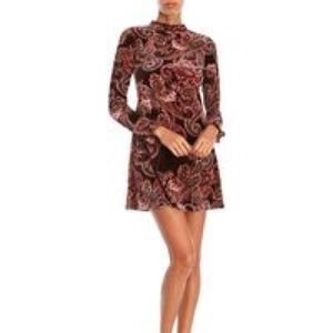 Velvet Paisley Dress